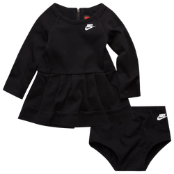 Girls' Infant - Nike Tech Fleece Dress - Black/Black