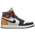 Jordan AJ 1 Mid - Men's Anthracite/Pink/University Gold