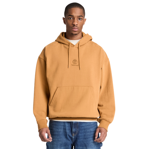 MENS - Timberland Core Heavyweight Hoodie - Beige/Brown