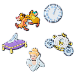 Youth - Crocs Cinderella 5 Pack - Purple/Blue