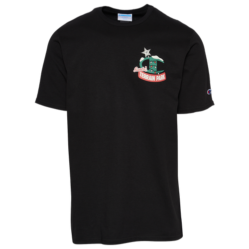 

Champion Mens Champion Santa Snowboard T-Shirt - Mens Black/Red Size L