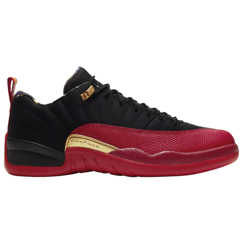 Jordan Air  12 Retro Low Se "super Bowl Lv" Sneakers In Black/red/gold