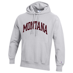 Men's - Champion NCAA Reverse Weave Wordmark Hoodie - Silver Gray