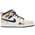 Jordan AJ 1 Mid SE - Boys' Preschool Black/White/Metallic Gold