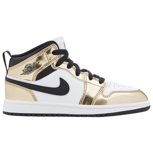 Jordan AJ 1 Mid SE - Jordan Black/White Metallic Gold