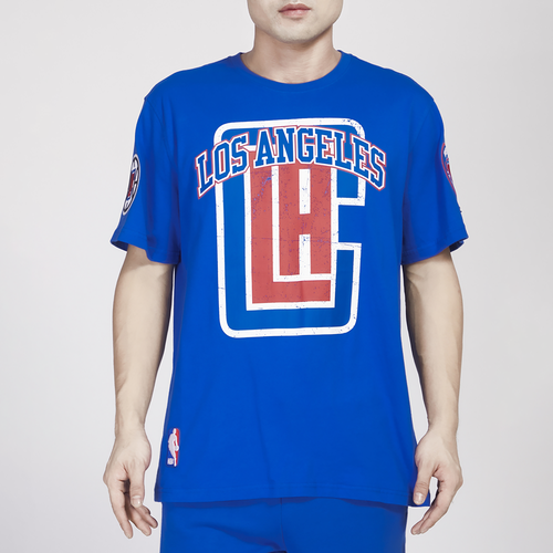MENS - Pro Standard Clippers Crackle SJ T-Shirt - Royal