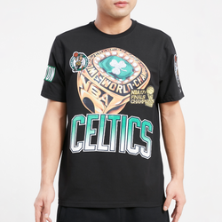 Men's - Pro Standard Celtics Champ Ring T-Shirt - Black/Black
