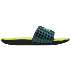 Boys' Preschool - Nike Kawa Slides SE - Volt/Black