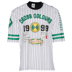 Men's - Cross Colours Hip Hop Nation Baseball T-Shirt - White