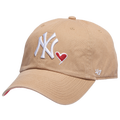 47 Brand Yankees Clean Up Cap -  Khaki/Navy