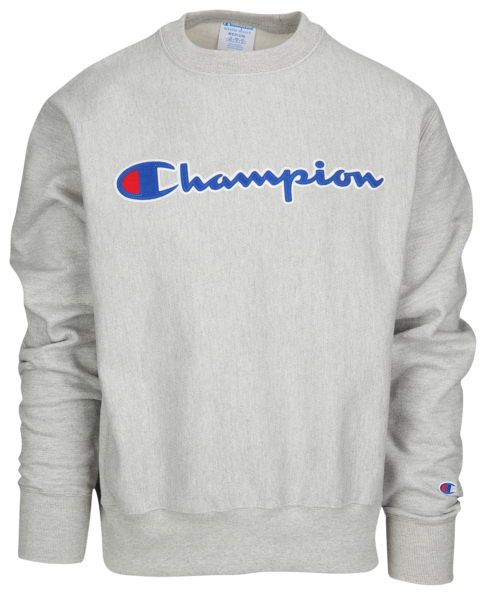 champion reverse weave graphic fleece crew