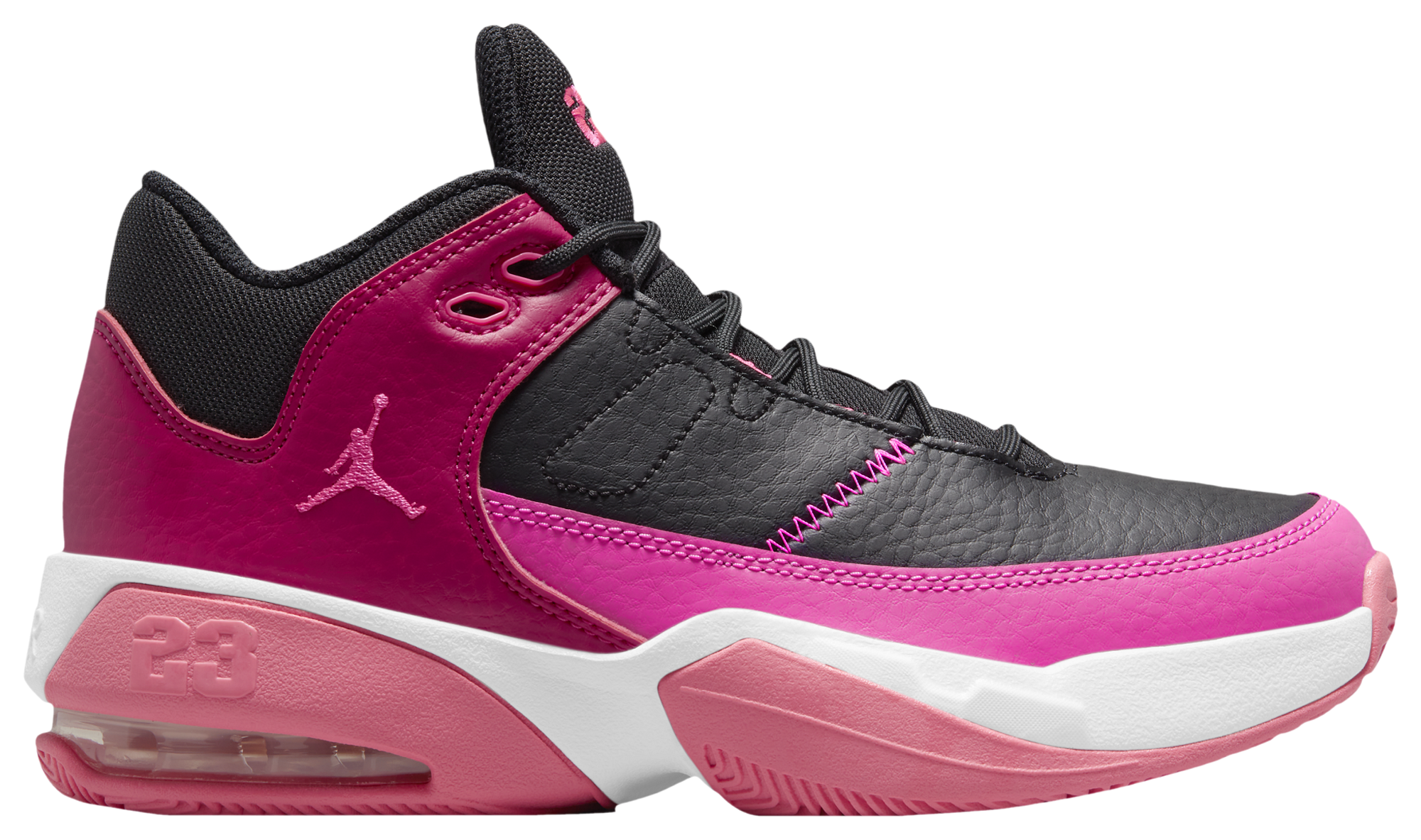 black and pink jordans 23