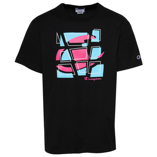 

Champion Mens Champion C Blocked T-Shirt - Mens Black/Blue/Pink Size XXL