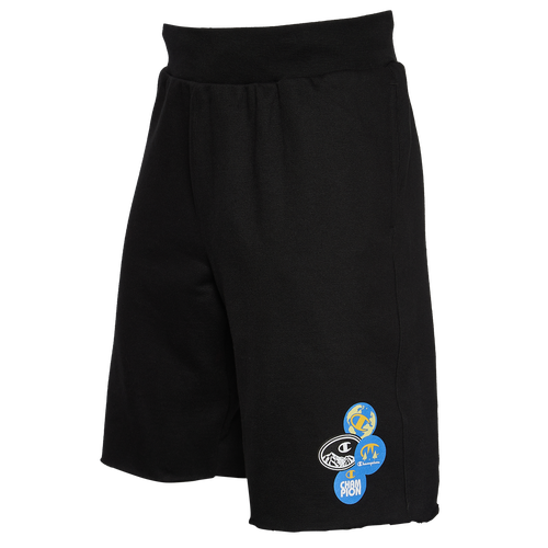 

Champion Mens Champion C Patches Shorts - Mens Black/Multi Size XL
