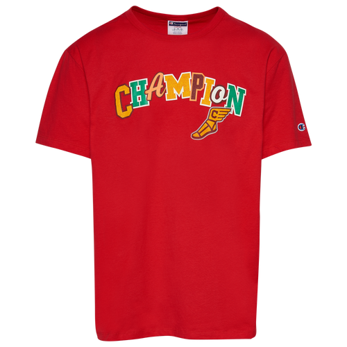 

Champion Mens Champion Varsity Heritage T-Shirt - Mens Red/Red Size M