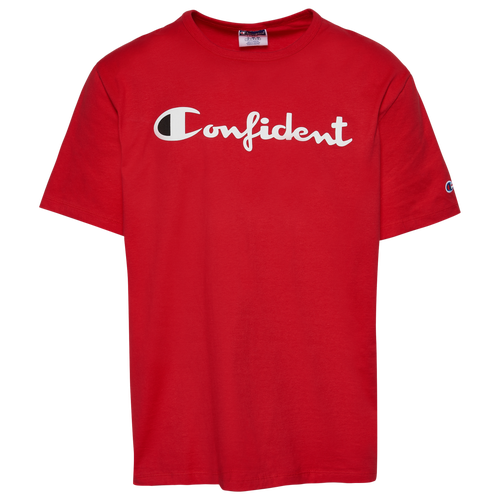 Champion Mens  Confident T-shirt In Red/white