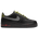 Nike Air Force 1 Low - Boys' Grade School Black/Metallic Silver/Dark Smoke Grey