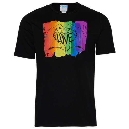 

Champion Mens Champion Love Hands T-Shirt - Mens Black/Multi Size XXL