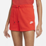 Nike NSW Essential Shorts - Women's Red/White