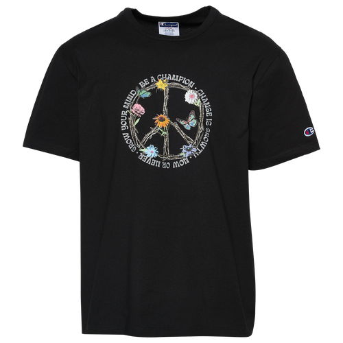 

Champion Nature Peace T-Shirt - Mens Black/Multi Size L