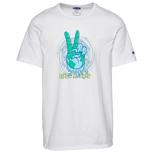 

Champion Mens Champion Peace Trip - Mens White/Blue Size L