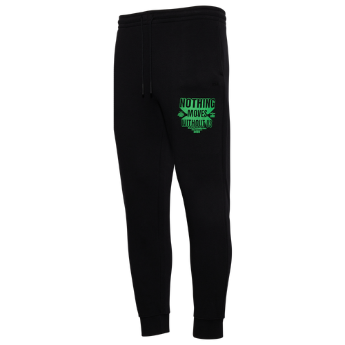 Lckr Mens  Based Fleece Jogger In Black/black