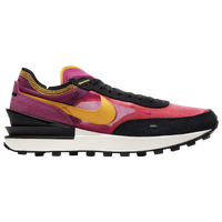 Pink/Yellow/Black- Nike W Waffle 1-pk/yl/bk