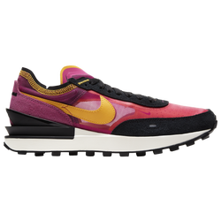 Women's - Nike Waffle One - Pink/Yellow/Black