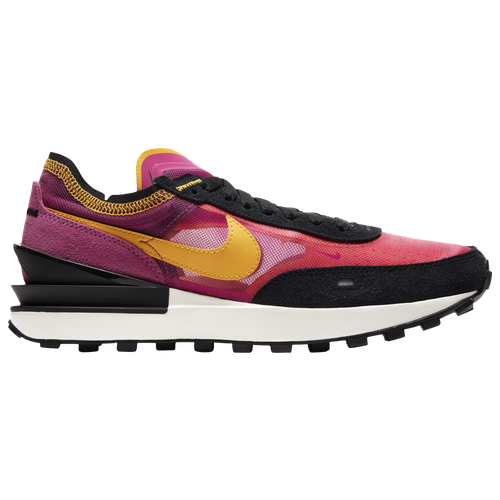 

Nike Womens Nike Waffle One - Womens Basketball Shoes Pink/Yellow/Black Size 05.0