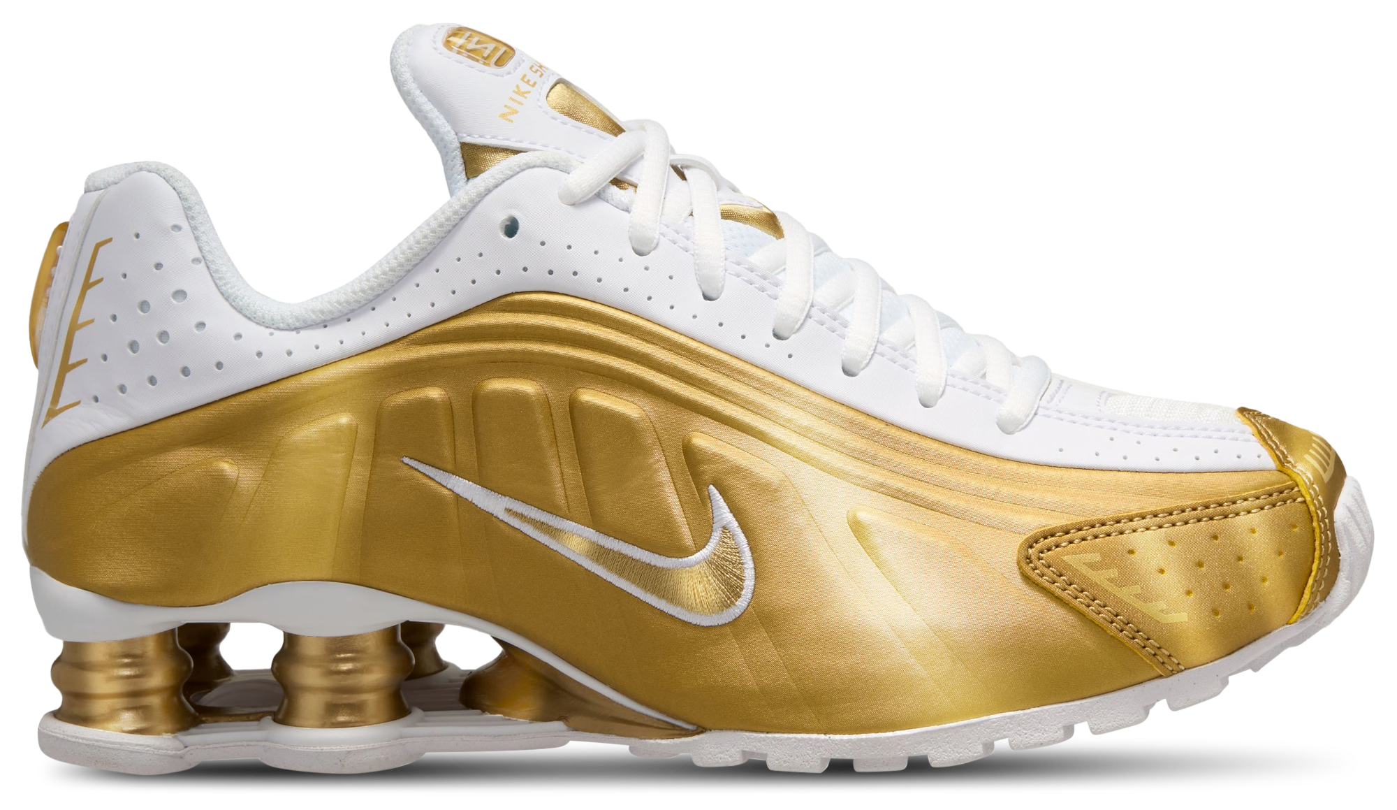 【超レア】★ナイキ★SHOX R4 LLIC GOLD☆男女共用☆追跡可 超レア】☆ナイキ☆SHOX R4 METALLIC GOLD☆男女共用☆追跡可