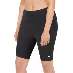 Women's - Nike Leg-A-See Bike Shorts - Black/Black/White