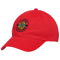 Men's - Cross Colours Logo Patch Dad Hat - Red/Black