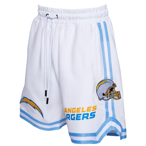 

Pro Standard Mens Pro Standard NFL Chenille Shorts - Mens White/White Size M