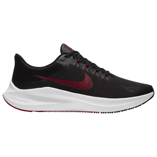 Nike Zoom Winflo 8 - Men's Running Shoes - Black / University Red / White - CW3419-003