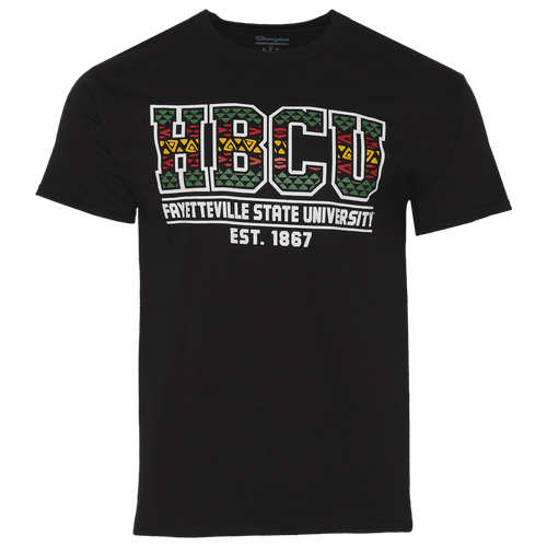 

Champion Mens Champion Fayetteville State HBCU T-Shirt - Mens Black Size L