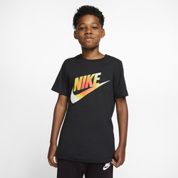 Boys' Grade School - Nike NSW Gradient T-Shirt - Black/Black