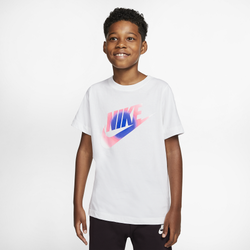 Boys' Grade School - Nike NSW Gradient T-Shirt - White/White