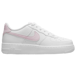 Girls' Grade School - Nike Air Force 1 - White/Pink Foam