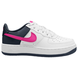 Girls' Grade School - Nike Air Force 1 - Dark Obsidian/Fierce Pink/White