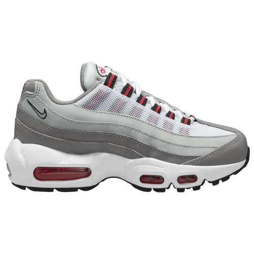 

Nike Boys Nike Air Max 95 - Boys' Grade School Running Shoes Silver/Black Size 5.0
