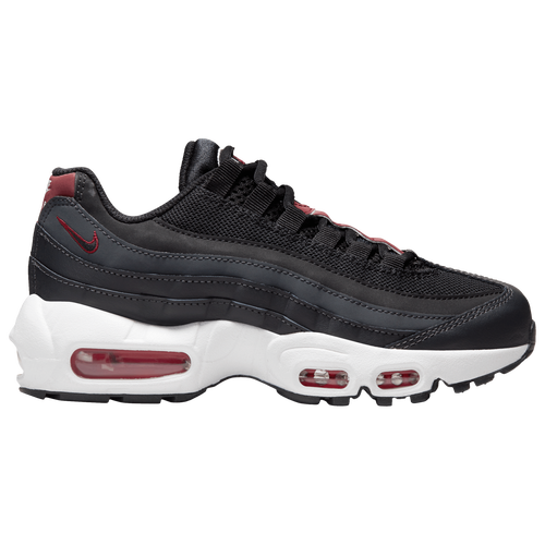 Nike Kids' Air Max 95 Recraft Gs Sneaker In Anthracite/black/team Red