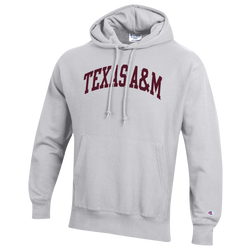 Men's - Champion NCAA Reverse Weave Wordmark Hoodie - Silver Gray