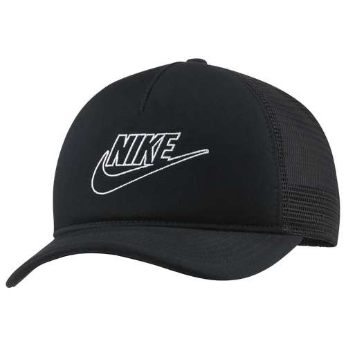 

Nike Mens Nike CLC99 Futura Trucker Cap - Mens Black/White Size One Size