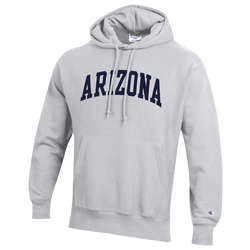Men's - Champion NCAA Reverse Weave Wordmark Hoodie - Silver Gray