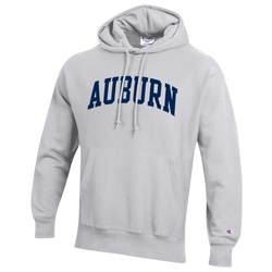 Men's - Champion NCAA Reverse Weave Wordmark Hoodie - Silver Gray