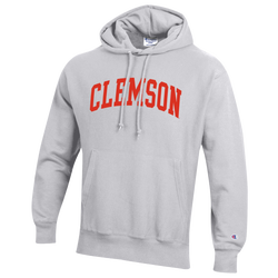 Men's - Champion NCAA Reverse Weave Wordmark Hoodie - Silver Gray