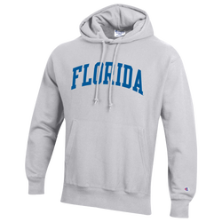 Men's - Champion NCAA Reverse Weave Wordmark Hoodie - Silver Gray