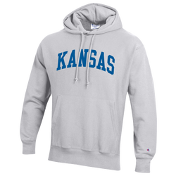 Men's - Champion NCAA Reverse Weave Wordmark Hoodie - Silver Gray