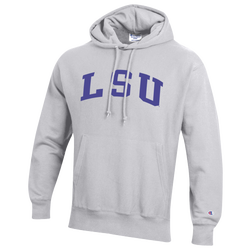 Men's - Champion NCAA Reverse Weave Wordmark Hoodie - Silver Gray