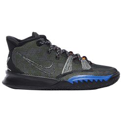 Boys' Grade School - Nike Kyrie 7 - Black/Lime Ice/Orange